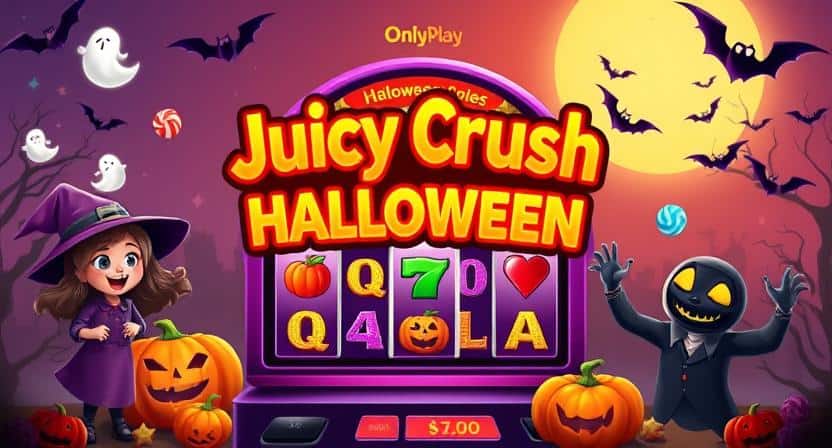 Mainkan Juicy Crush Halloween OnlyPlay dan Kalahkan Gulungan!